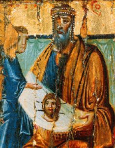 Abgar en het Kleed van Edessa als eerste der iconen